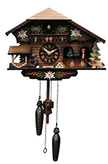 ISDD Engstler Quartz Cuckoo Clock - Alpine Log House