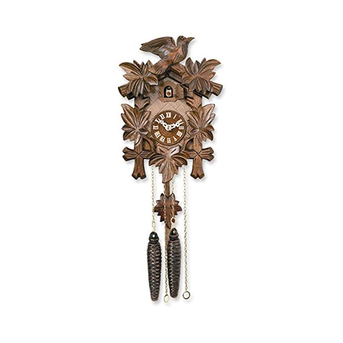 Jewelry Adviser Gifts Bird with Five Leaves Cuckoo Clock