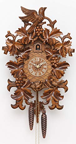 Kammerer Uhren Hekas Cuckoo Clock 10 Leaves, 3 Birds