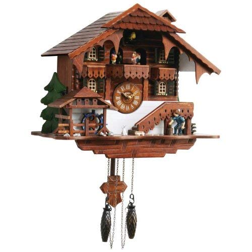 New Kassel™ Large Cuckoo Clock with Multiple Moving Facets