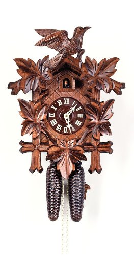 August Schwer Cuckoo Clock Five Leaves, Bird