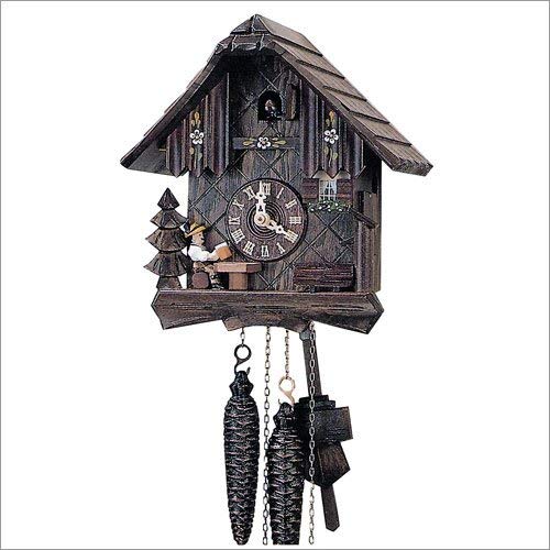 1-Day Black Forest House and Flowers Cuckoo Clock