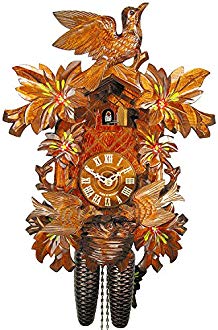Cuckoo Clock 8-day-movement Carved-Style 41cm by August Schwer
