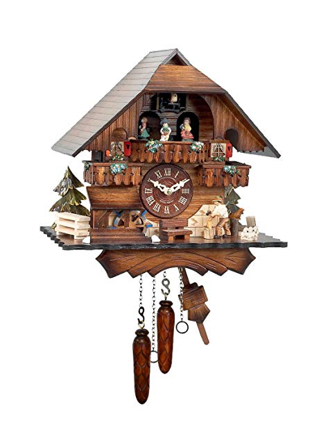 Black Forest Cuckoo Clock with Wood Chopper