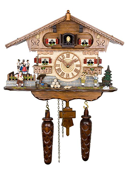 ISDD Trenkle Quartz Cuckoo Clock - The Bavarian Musicians